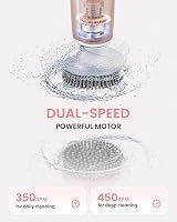 Leebein Electric Spin Scrubber 8 Brush Heads Long Handle Remote 350/450RPM view 3