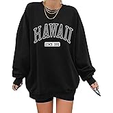 ORANDESIGNE Oversized Graphic Sweatshirt for Women Long Sleeve Crewneck Pullover Casual Fall Hoodie Tops 2026
