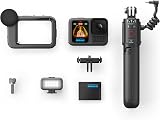 GoPro HERO13 Black Creator Edition 5.3K60 Camera Volta Grip Media Mod Light Mod view 5