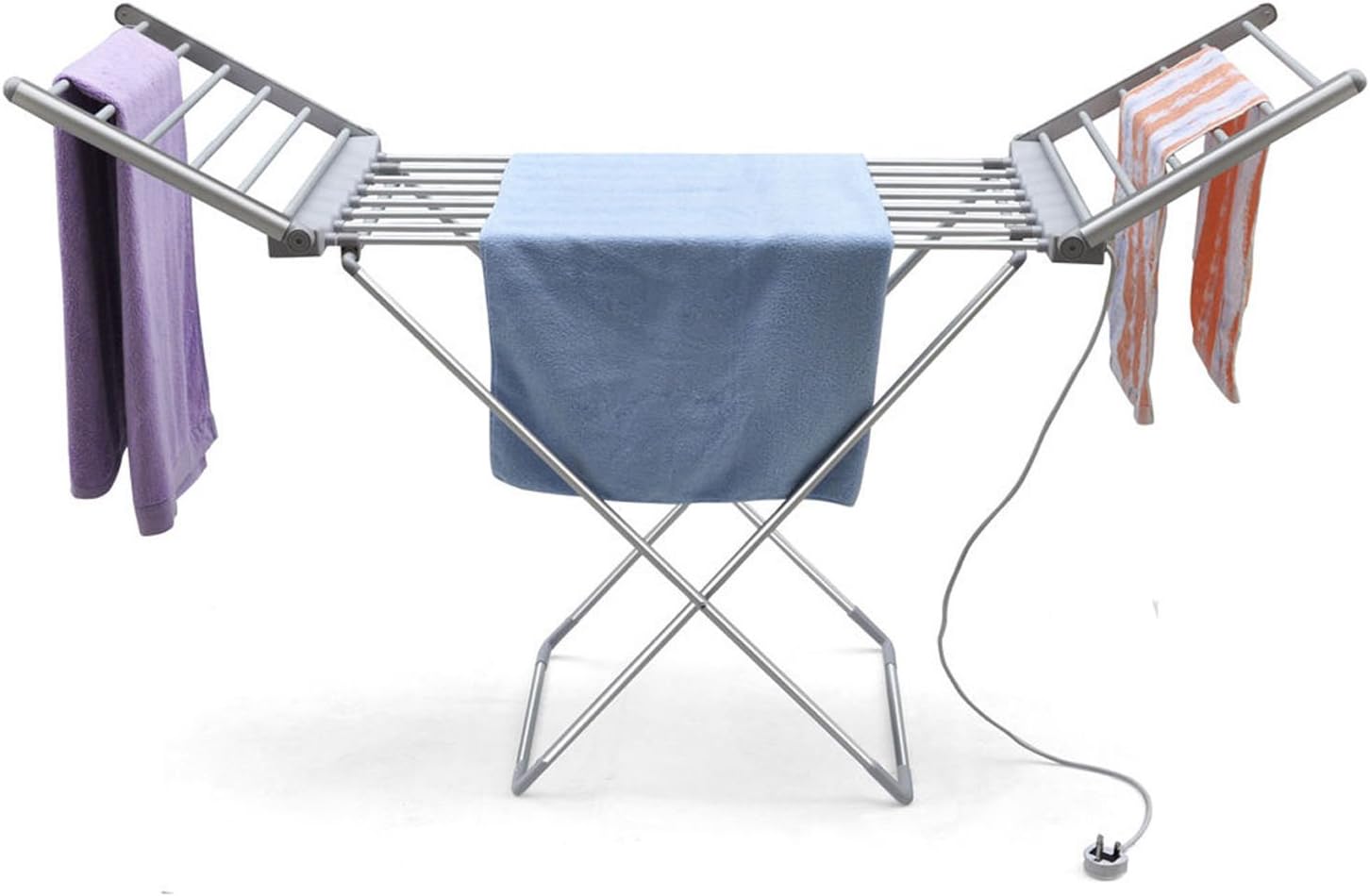 AS Direct Ltd trade; Electric Heated Folding Clothes Laundry Airer Dryer Rack (Clothes Airer With Wings)