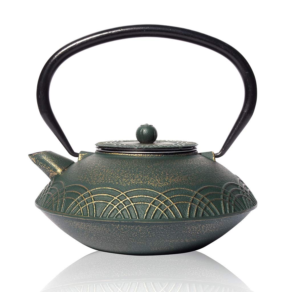 Buy The Exotic Teapot Green Hiyaku Cast Iron Teapot, 800ml, Japanese