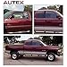 AUTEX 2Pcs Tape On Window Visor Compatible with Ram 1500 2500 3500 1994 1995 1996 1997 1998 1999 2000 2001 2002 (for Regular and Extended Cab (2 Front Windows) ONLY) Side Window Deflector Shade