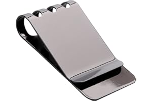 Lindenle Money Clip Spring Steel Cash Clips Large Capacity Minimalist Front Pocket Wallet