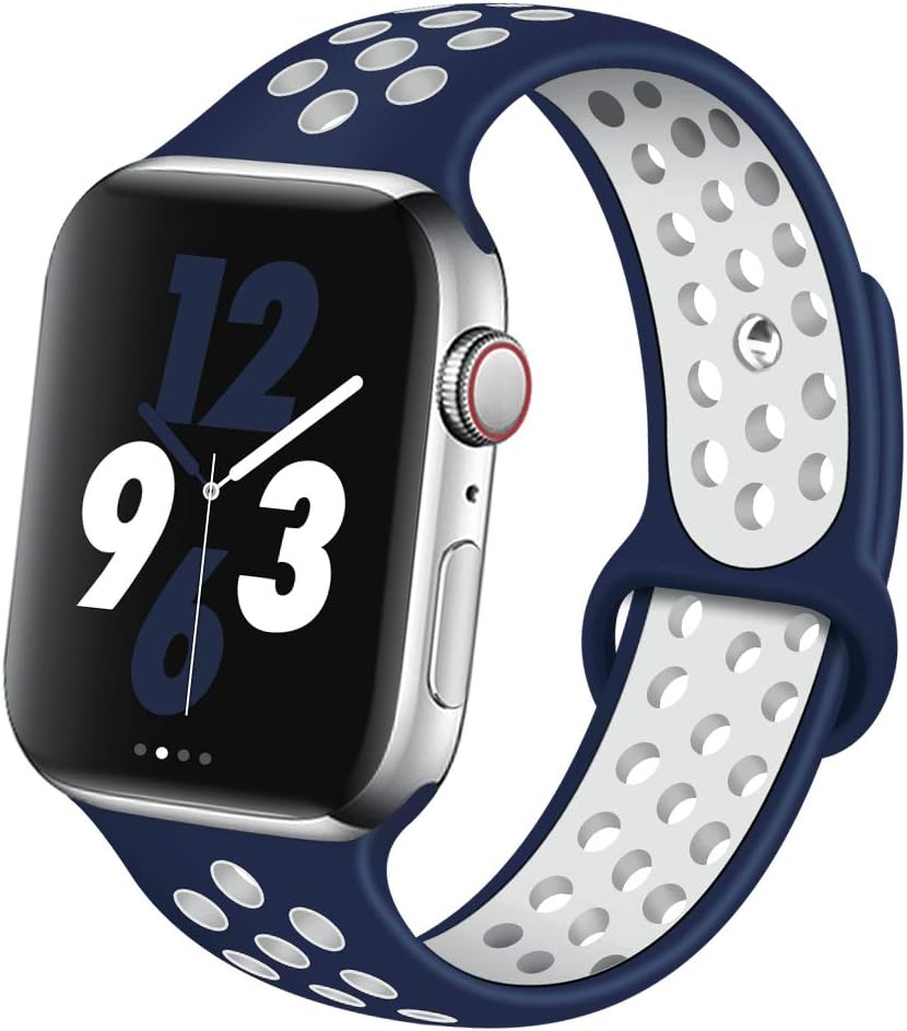OriBear Compatible for Apple Watch Band 44mm 42mm 40mm 38mm, Breathable Sporty for iWatch Bands Series 4/3/2/1, Watch Nike+, Various Styles and Colors for Women and Men