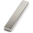 CMS MAGNETICS - (1-Piece) Grade N45 3x1/2x1/4 Neodymium Bar Magnet with 3M Foam Adhesive | Strong, Rectangle, Triple-Layer Coating, Rare Earth | Crafting, School Project, DYI, Science, Research