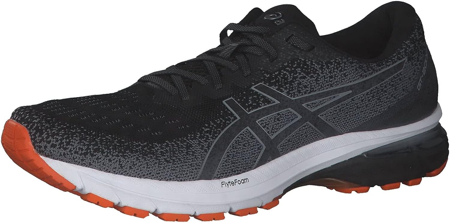 ASICS Men's GT2000 9 Knit Running Shoe, Black/Metropolis, 10 UK