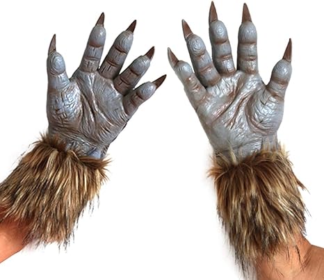 Amazon Co Jp Urhomy 狼手袋 ハロウィン コスプレ手袋 ゴリラ手袋 野獣爪付き 動物仮装 リアル そっくり 狼 狼男 人狼 お面 仮面 手袋 グローブ コスプレ 仮装 変装 パーティー イベント 宴会に ホラー 小道具 ハロウィンパーティー イベント 舞台 演出 大人 子供