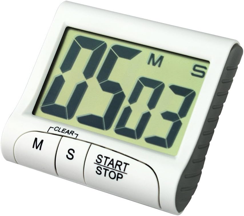 Lishy Portable Digital Countdown Timer Clock With LCD Screen Alarm