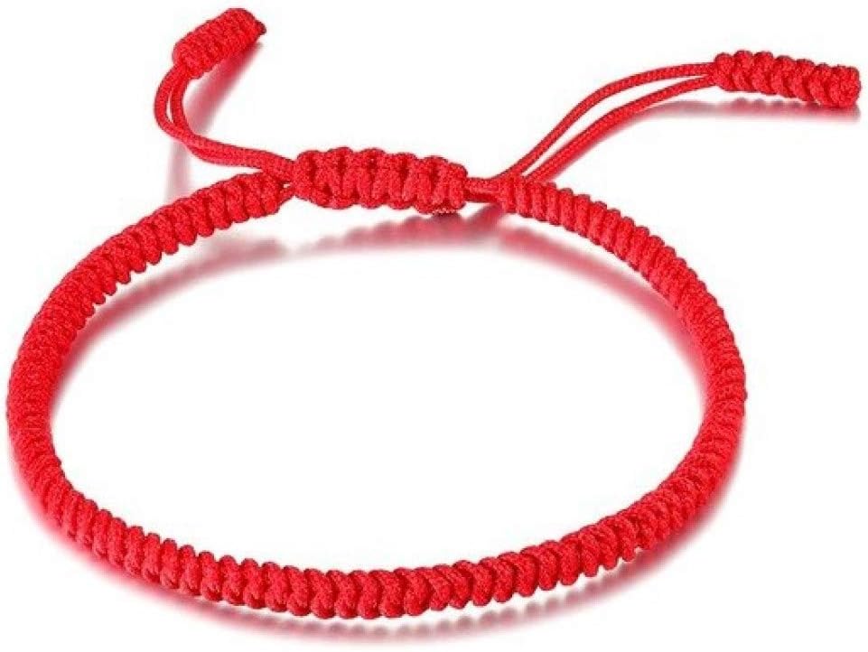 Handmade Tibetan Lucky Bracelet Tibetan Buddhist Woven Bracelets Mens Womens Lucky Red String Bracelets for Protection