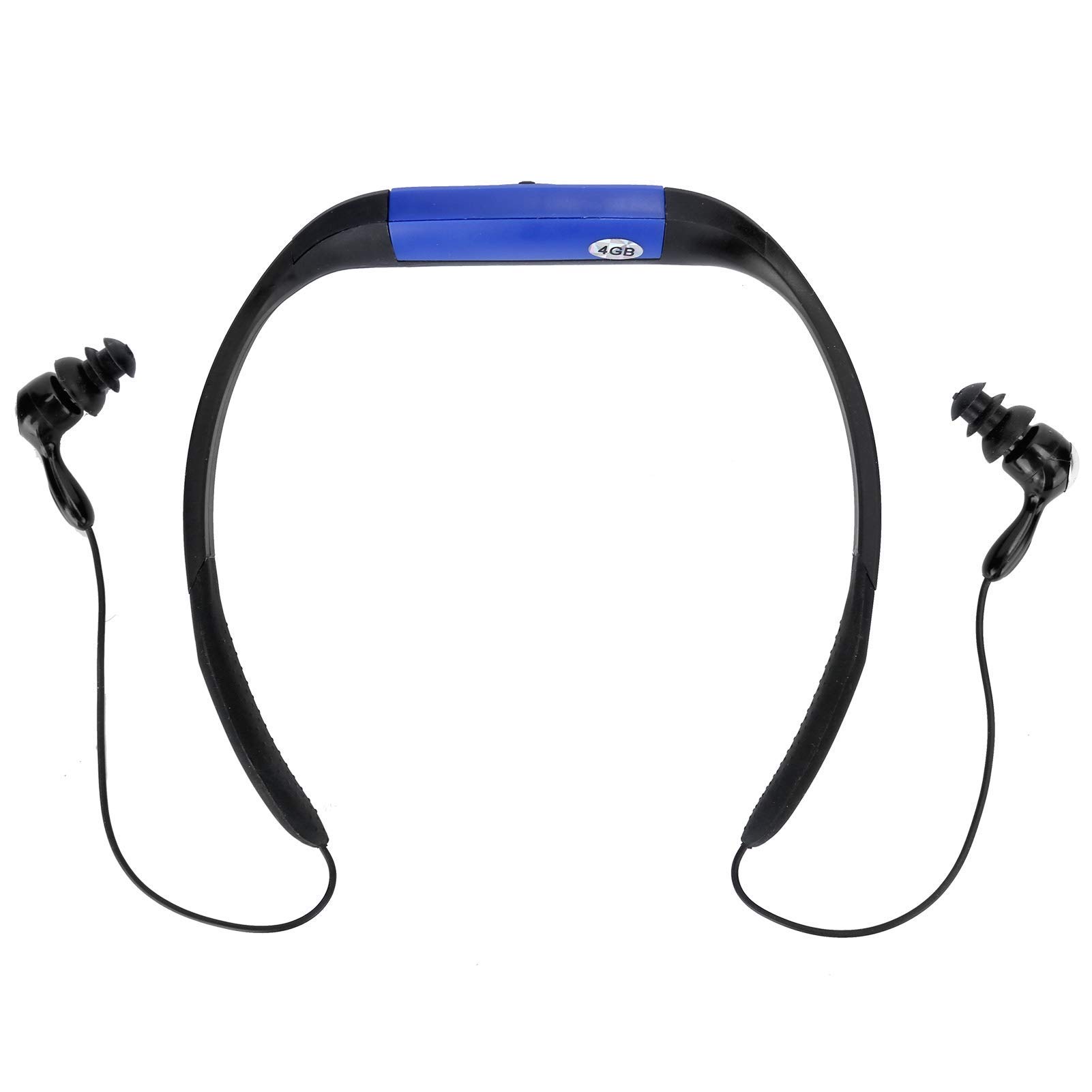 Hopcd IPX8 Waterproof Headphones for Swimming 4GB Waterproof MP3 Music Player/FM Radio Earphones for Underwater Sports - Swimming Diving