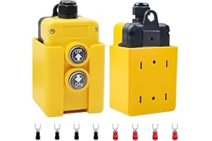 DKARDU DC 12V Dump Trailer Remote Control Switch Waterproof Momentary Up and Down Control Switch for Tipping Trailers, Hoists