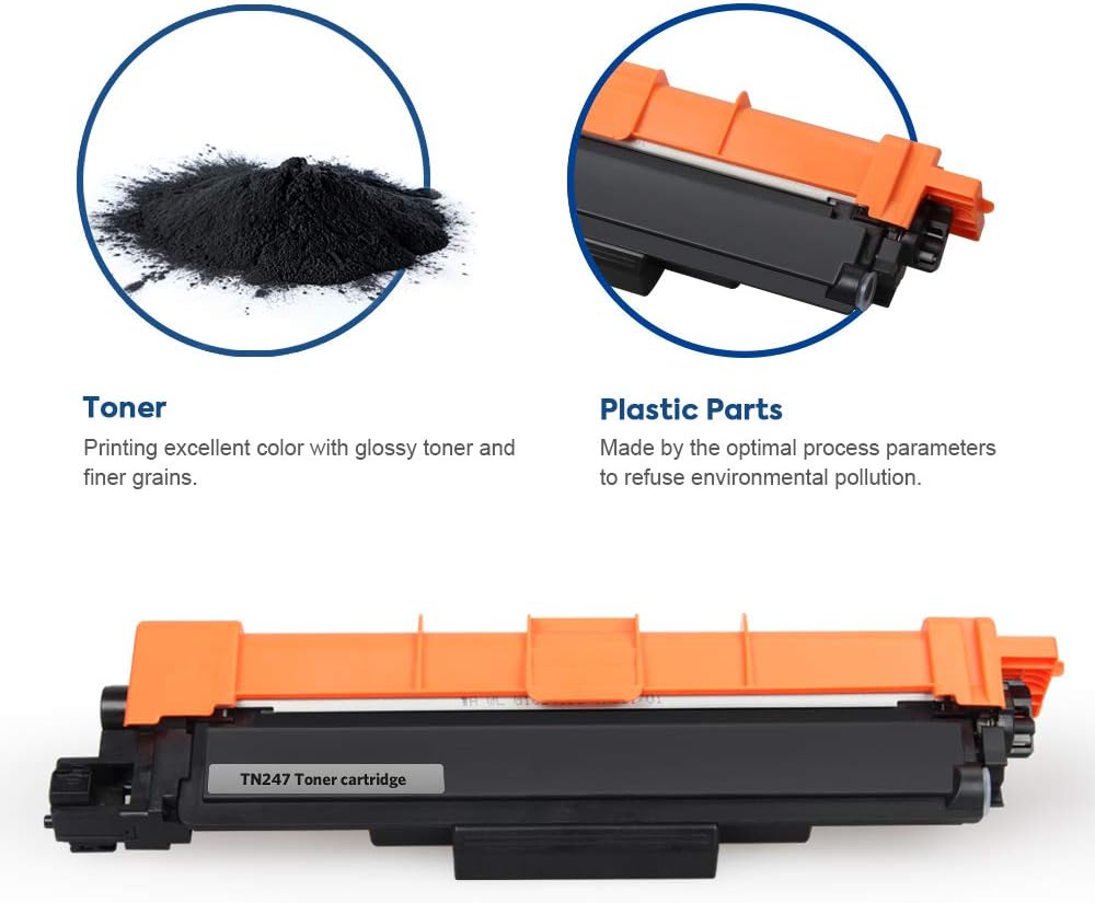 SMARTOMI TN247 TN243 Toner Cartridge Compatible for Brother TN247 TN243 for HL-L3210CW HL-L3230CDW HL-L3270CDW MFC-L3710CW MFC-L3730CDN MFC-L3750CDW MFC-L3770CDW DCP-L3510CDW DCP-L3550CDW - Image 3