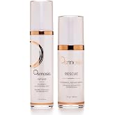 Osmosis Facial Mist and Serum Kit, INFUSE (2.7oz) Nutrient Hydrating Facial Mist, RESCUE (1oz) Epidermal Repair Facial Serum Calms Skin
