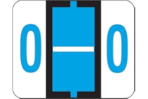 Smead BCCR Bar-Style Color-Coded Alphabetic Label, O, Label Roll, Blue, 500 Labels per Roll, (67085)