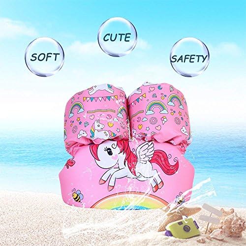 Yanlinmingjing Puddle Jumper Toddler Life Jacket, Kids Swim Floatation Vest for Baby Learn-to-Swim Device for Kids Weight 30-50 lbs