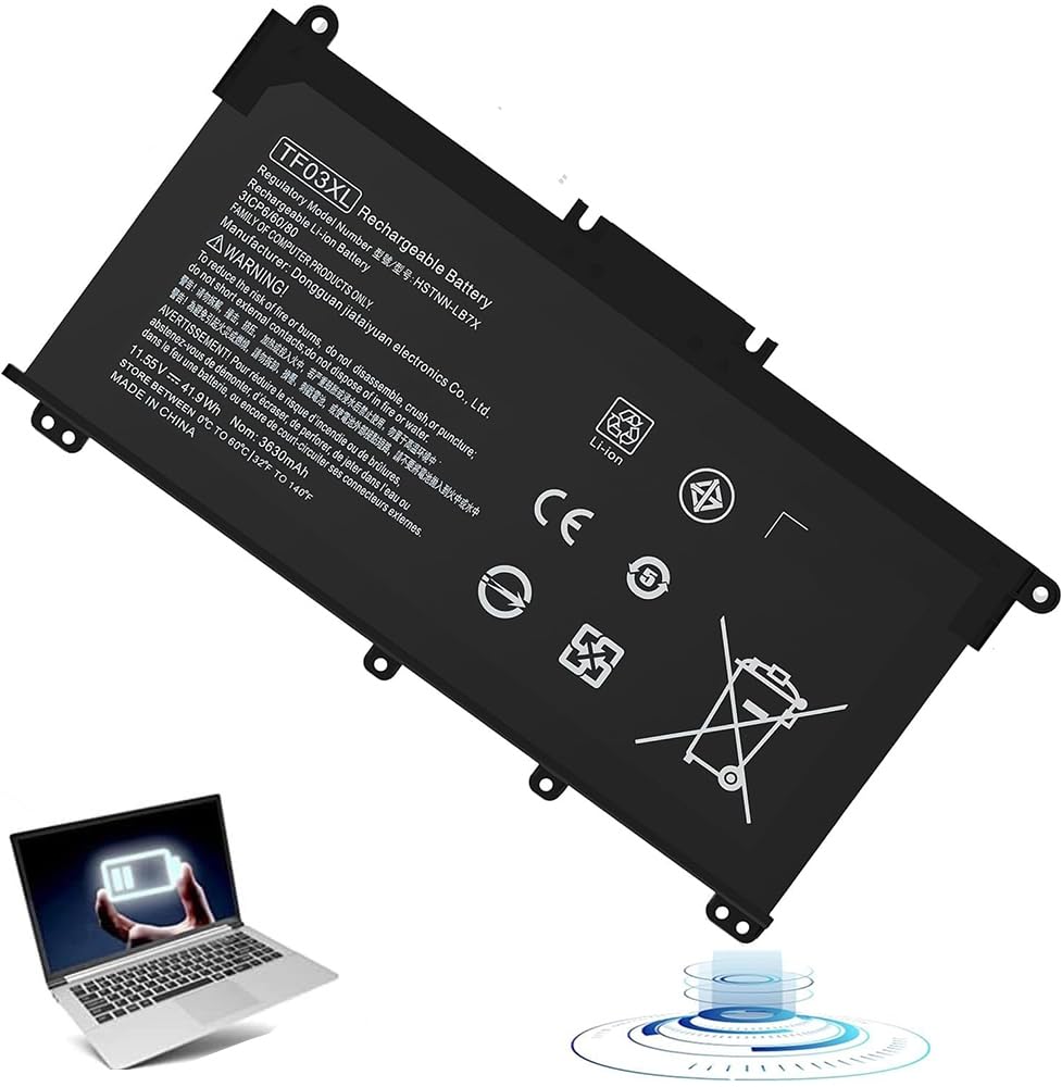 920070-855 TF03XL Laptop Battery for HP Pavilion 15-CC 15-CD 14-BF 15-CC0XX 15-CC1XX 15-CD0XX 15-CC123CL 15-CC561ST 15-CC154CL 15-CC184CL 15-CD075NR 17-AR050WM 14-BF050WM 14M-CD0001DX 14-CD0056TX