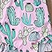 Cenhope Infant Baby Girls One-Piece Swimsuit Toddler Girl Cactus Sleeveless Ruffles Swimwear Beachwear with Headband (Pink, 6-12 Months)