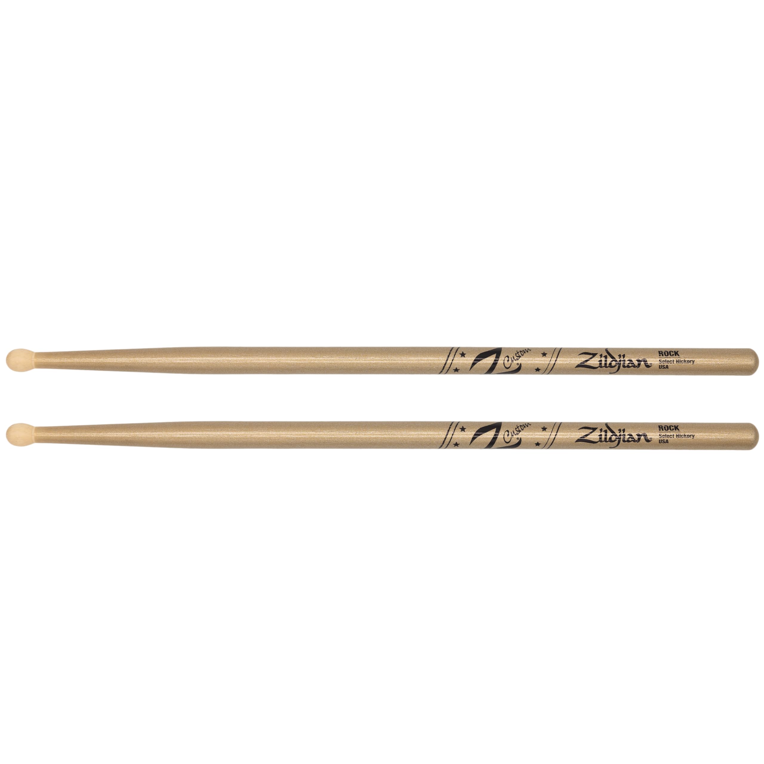 Z Custom Limited Edition - Rock Gold Chroma Drumsticks (ZRKCG-ZC)