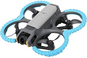 Anbee Avata 2 Drone Propeller Guard Protector, Anti-collision Bumper Cover for DJI Avata 2 RC Quadcopter (Sky blue)