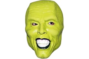HENGYUTOYMASK Halloween Funny Novelty Loki The mask Jim Carrey Latex mask