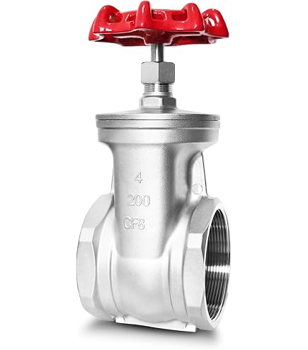 1/2 Inch NPT Female Gate Valve - 304 Stainless Steel High Pressure Rotary Sluice Valve For Water, Gas, Oil