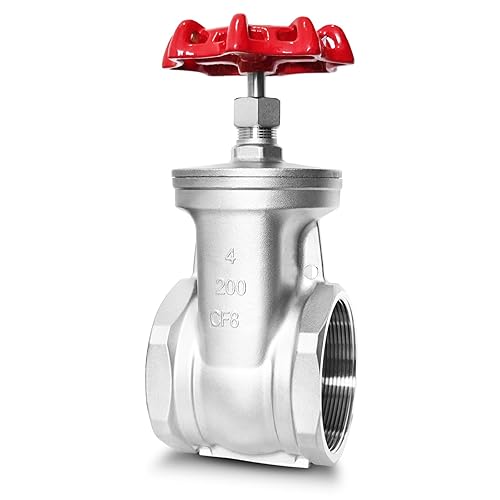 1" NPT Brass Gate Valve, Heavy Duty Female X Female Thread Rotary Sluice Valve, Manual Rotary Sluice Valve With Wheel Handle For Water Oil Gas (1", DN25 - View #6