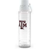 Tervis Venture® Lite Tritan 24oz Venture™ Lite with 2-in-1 VersaLid® | Texas A&M Aggies - Primary Logo | Made in America, Leakproof, Double-Wall Vacuum Insulated, Keeps Drinks Cold