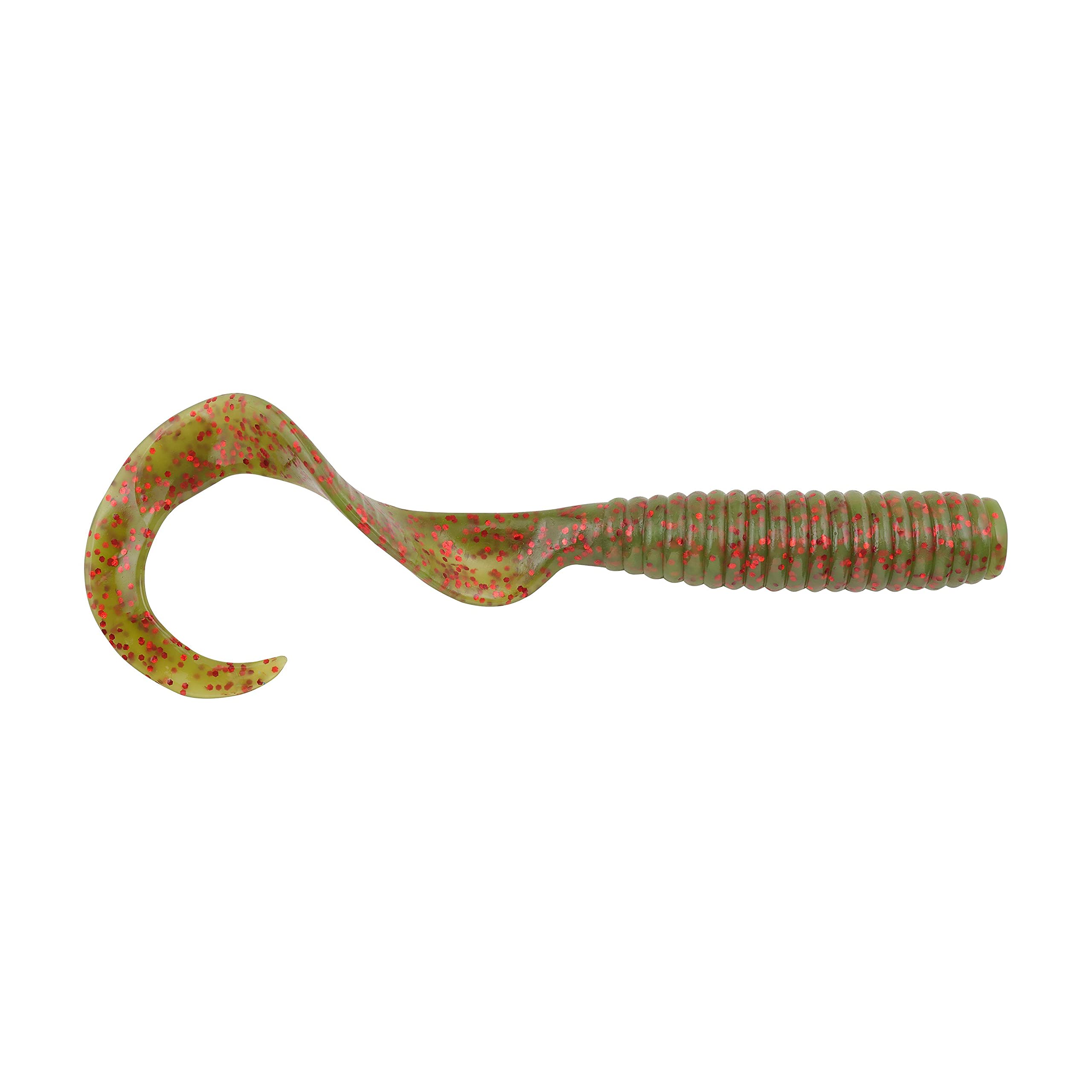 Photo 1 of Berkley Gulp! Grub Fishing Soft Bait, Motor Oil Red Fleck, 8- Inch