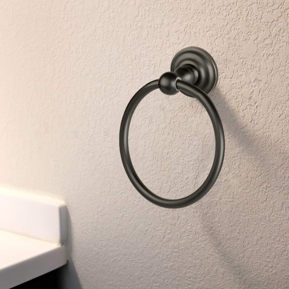 Design House 538421 Calisto Towel Ring, Oil Rubbed Bronze, One Size - - 