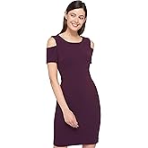 Tommy Hilfiger Womens Cold Shoulder Short Sleeve Dress