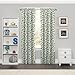 Eclipse Dippy Dinos Thermal Insulated Single Panel-Rod Pocket Room Darkening Privacy Curtains for Nursery, 42