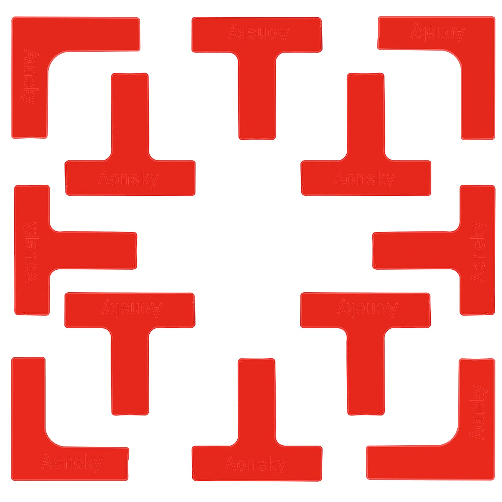 Aoneky Pickleball Tennis Court Line Marker Kit - Court Boundary Throw Down Marker for Pickleball Tennis Driveway Outdoor