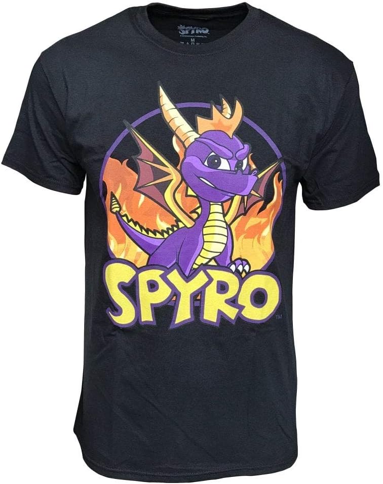 Spyro The Dragon Tee Shirt Small Black