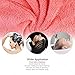 PRETTY SEE Hair Drying Towels Hair Turban Towel Twist Wrap Absorbent Microfiber Dry Hair Cap for Bath, Spa and Makeup, 23.4 * 9.8 inch, 2 Pack, Blue and Pink