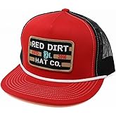 Red Dirt Hat Company Adjustable Snapback Rope Hat - Stylish Snapback Trucker Cap for Men & Women, One Size Fits All