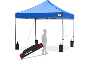 ABCCANOPY Patio Pop Up Canopy Tent 10x10 Commercial-Series (Blue)