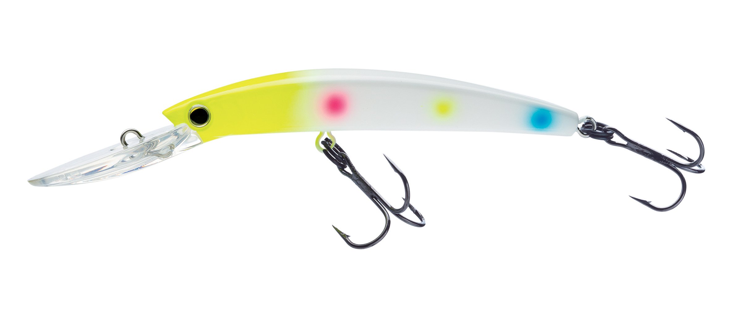 Yo-Zuri Crystal Minnow Deep Diver Walleye Floating Lure, 5 1/4", Wonderbread