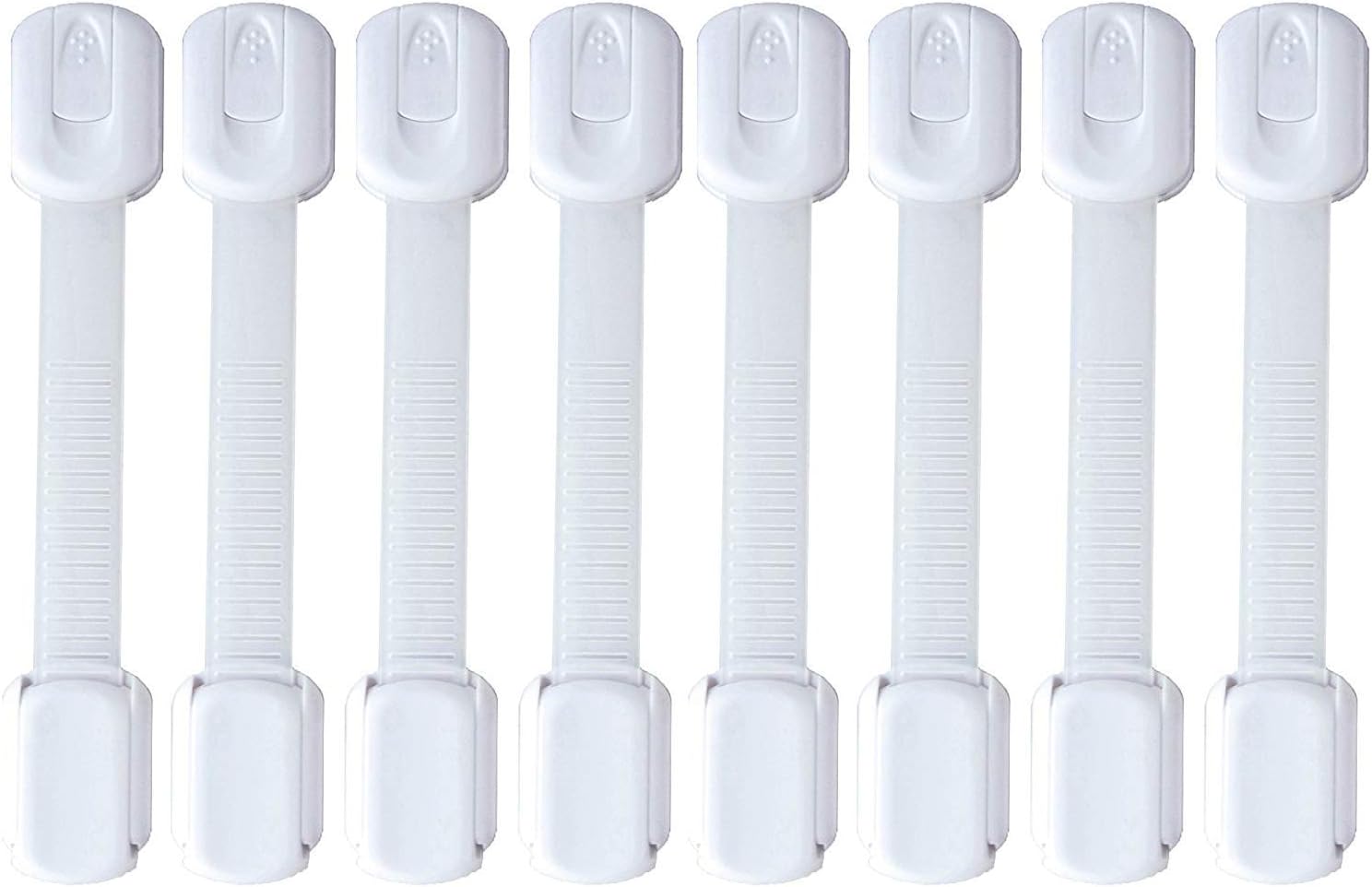 Baby Safety Locks Child Safety Locks Adjustable Baby Shower Gifts Babylock Cabinet Latches 8 Pack