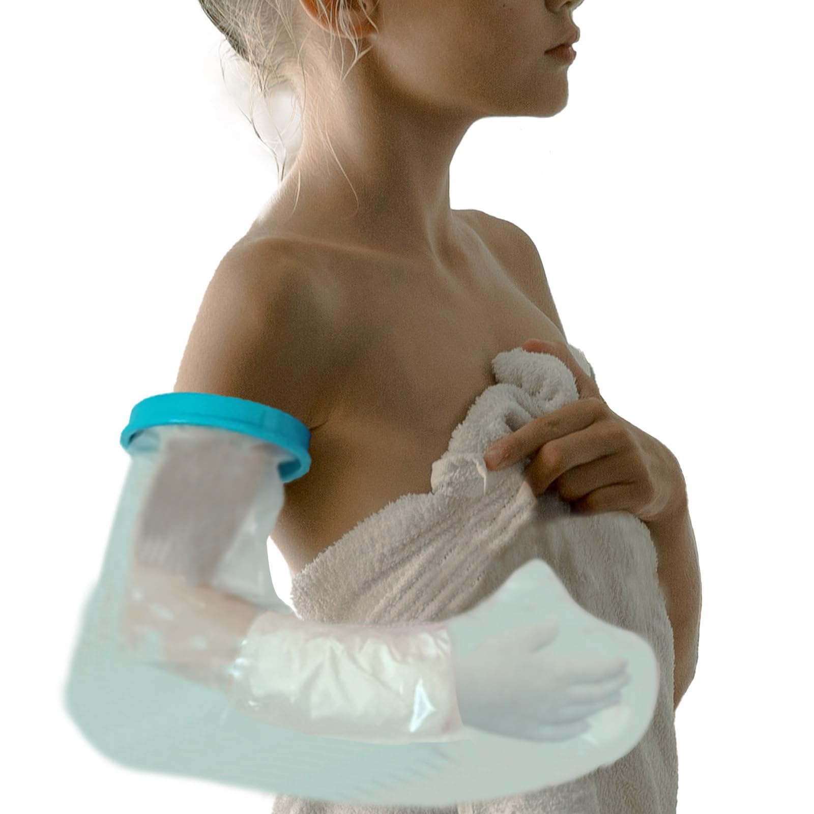 Photo 1 of 100% Waterproof Cast Cover for Kids - Available in 6 Sizes, Fits Teenagers' Full Arm, Reusable Long Arm Cast Protector & Cast Bag - Watertight Protection for Hands, Wrists, Arms (30.71 in/78 cm)