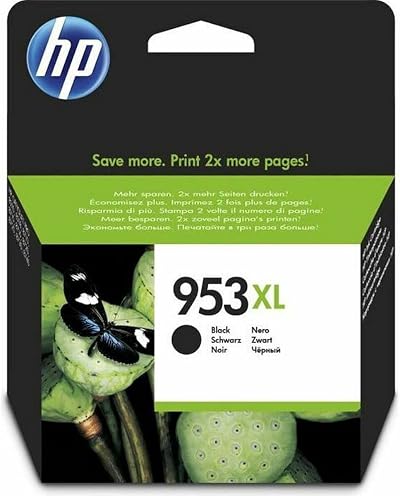 HP 953XL High Yield Black Original Ink Cartridge L0S70AE - 2000 Pages