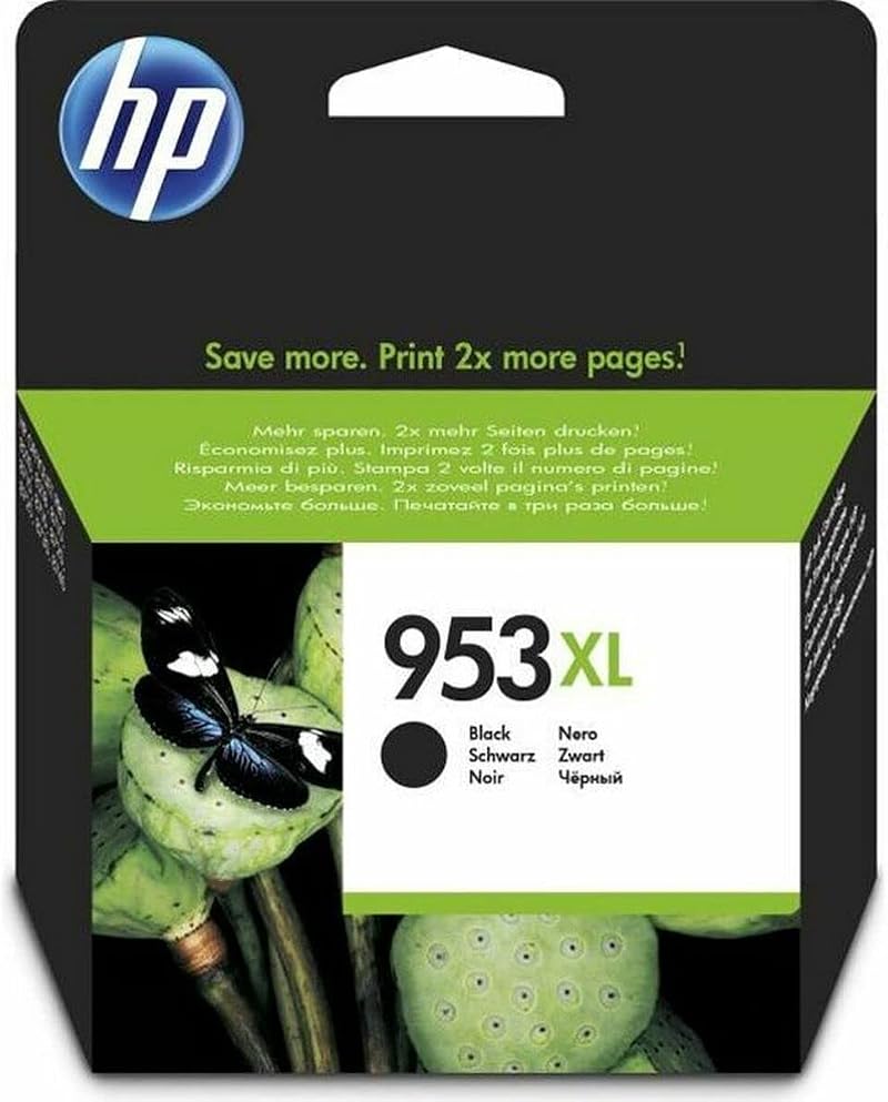 HP 953XL High Yield Black Original Ink Cartridge L0S70AE - 2000 Pages