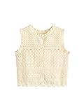 Verdusa Women's Old Money Vest Sleeveless Button