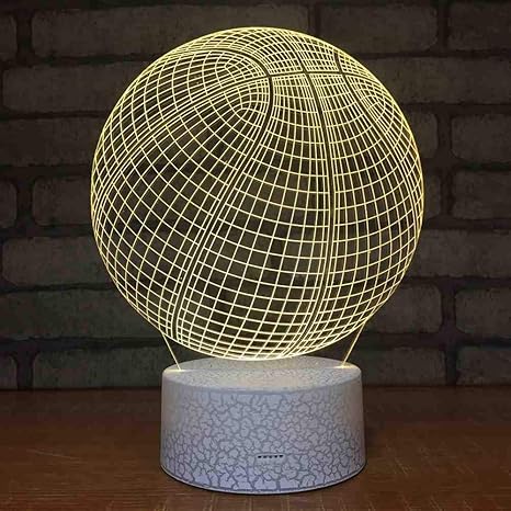 BJDKF Luz de la noche Baloncesto Luz De Noche Stereo Vision ...