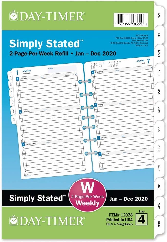 Best desk calendar refill 2018