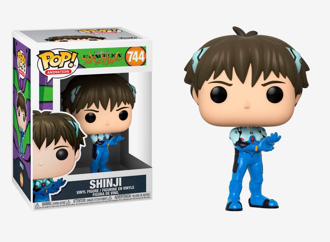 Funko 45118 POP Animation: Evangelion - Shinji Ikari Neon Genesis Collectible Toy, Multicolour, Multicolor - Image 3