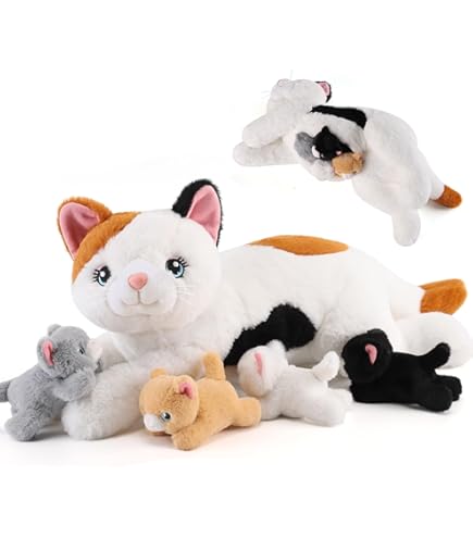 Gatitos Bebés Peluches De Gatos Amazon Mini Peluche Gato Gris