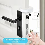 BYETOO 6 Pack Door Finger Guards Foam Door Stopper White 3.5x3.5x0.6 in view 3