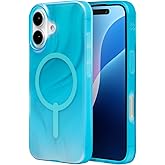 ZAGG Milan Snap Case for iPhone 16 - Color Changing Finish, MagSafe & Wireless Charging Compatible, 13ft Drop Protection, Graphene Reinforced, Eco-Friendly, Deep Aurora