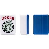 YMI "Harbor Tide" American Mahjong 166 Medium Melamine Tiles-Only Set | Tranquil "Harbor Tide" melamine Mahjong tiles with Chinese characters, Western letters and numerals, for elegant play.