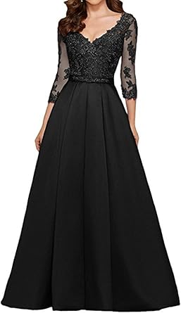 dressy black dress with sleeves